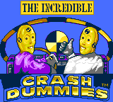 Incredible Crash Dummies, The (USA, Europe) Title Screen